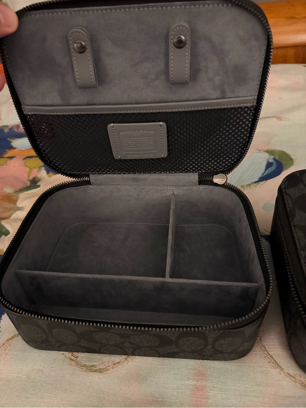 Coach Black Signature Tech Organizer - Picture 3 of 3